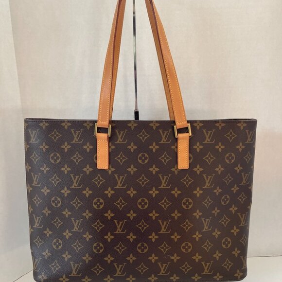 Louis Vuitton Luco Monogram Shoulder Tote Bag Purse (155217) - Picture 5 of 15